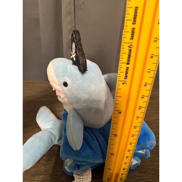Mud Pie Reading Pals Shark Folding Cloth Plush Book - Picture 7 of 7